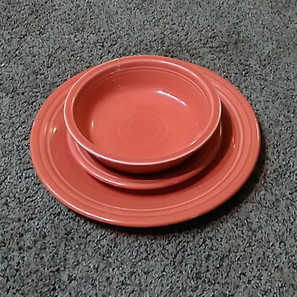 Fiesta Persimmon 3pc Set